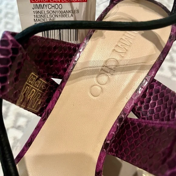 Jimmy Choo Purple Wedges - Picture 4 of 8